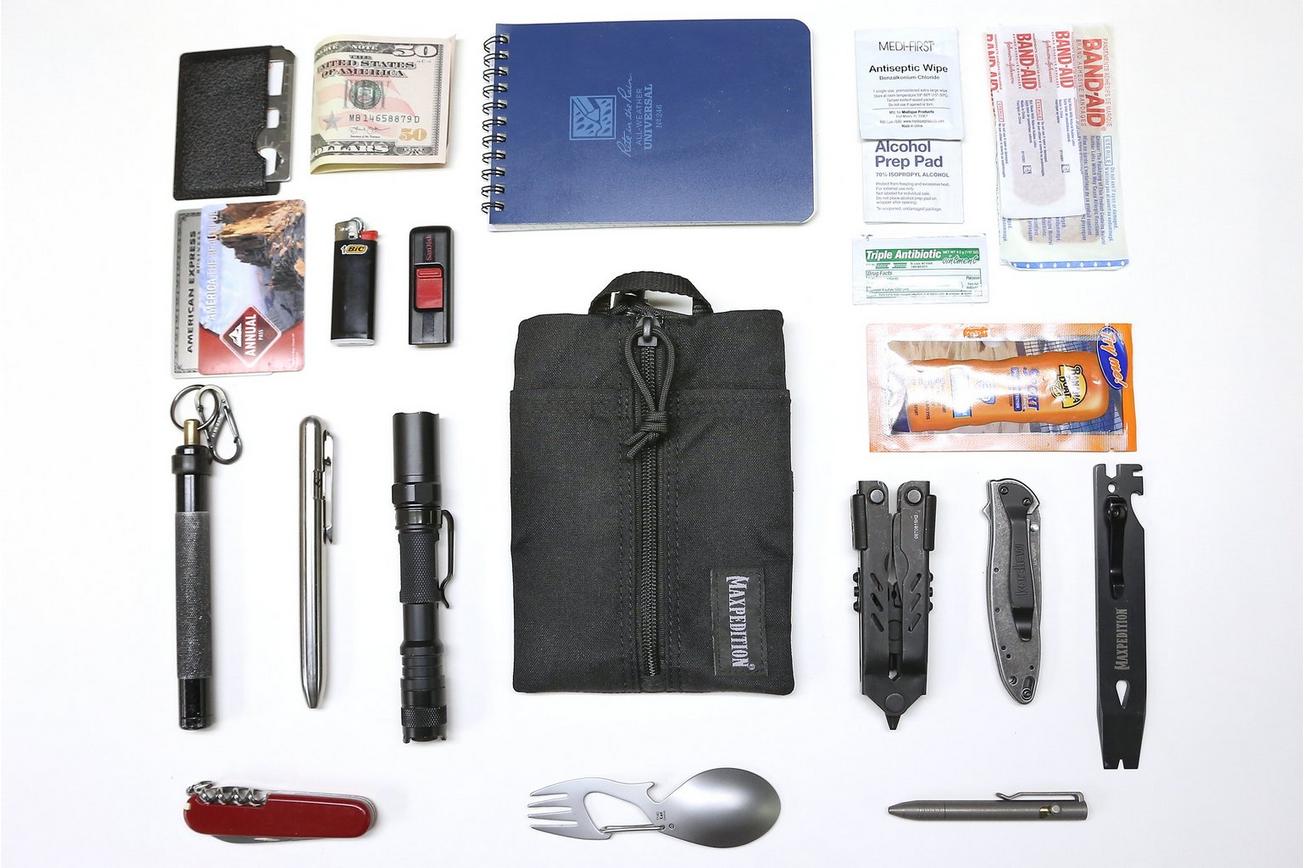 Maxpedition Platy Pocket Organizer 0236B 5x7 Black, pouch