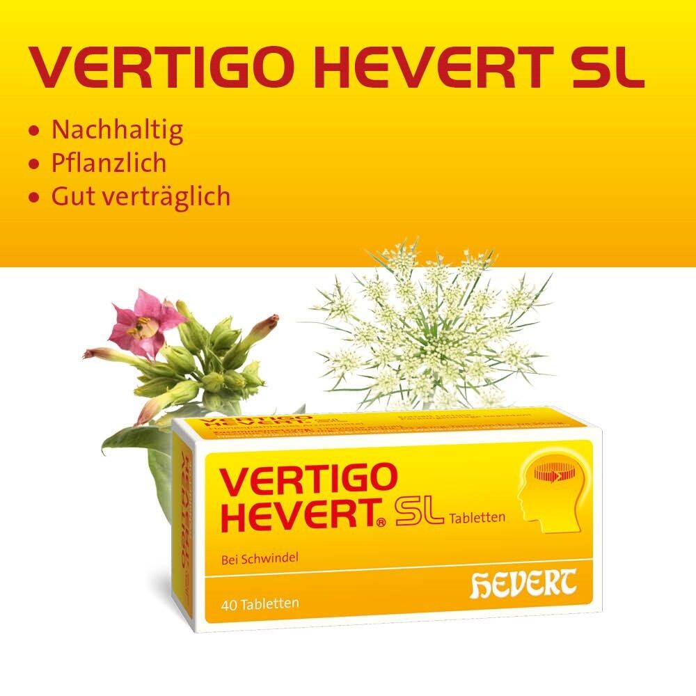 VERTIGO HEVERT® SL Tabletten