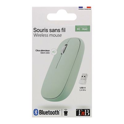 TNB Dual Connect - Souris sans fil - verte