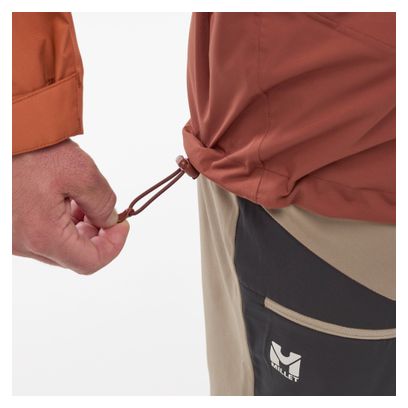 Veste Imperméable Millet Fitz Roy Marron Homme