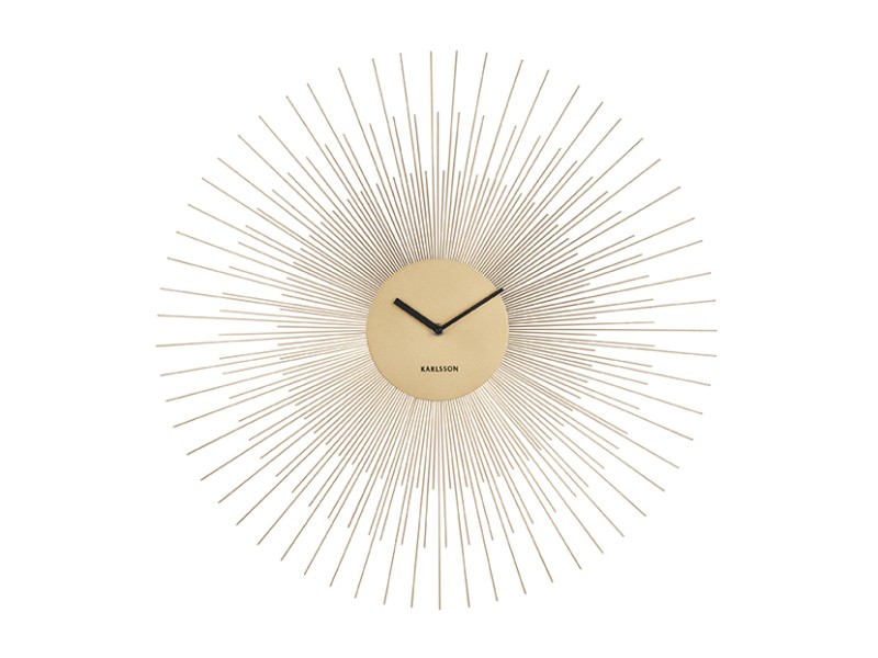 Wall Clock Peony Large KA5818BK Black