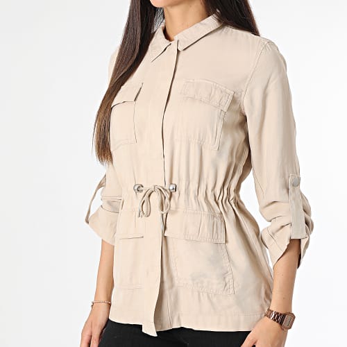 Veste Femme Aris Life Cargo Beige