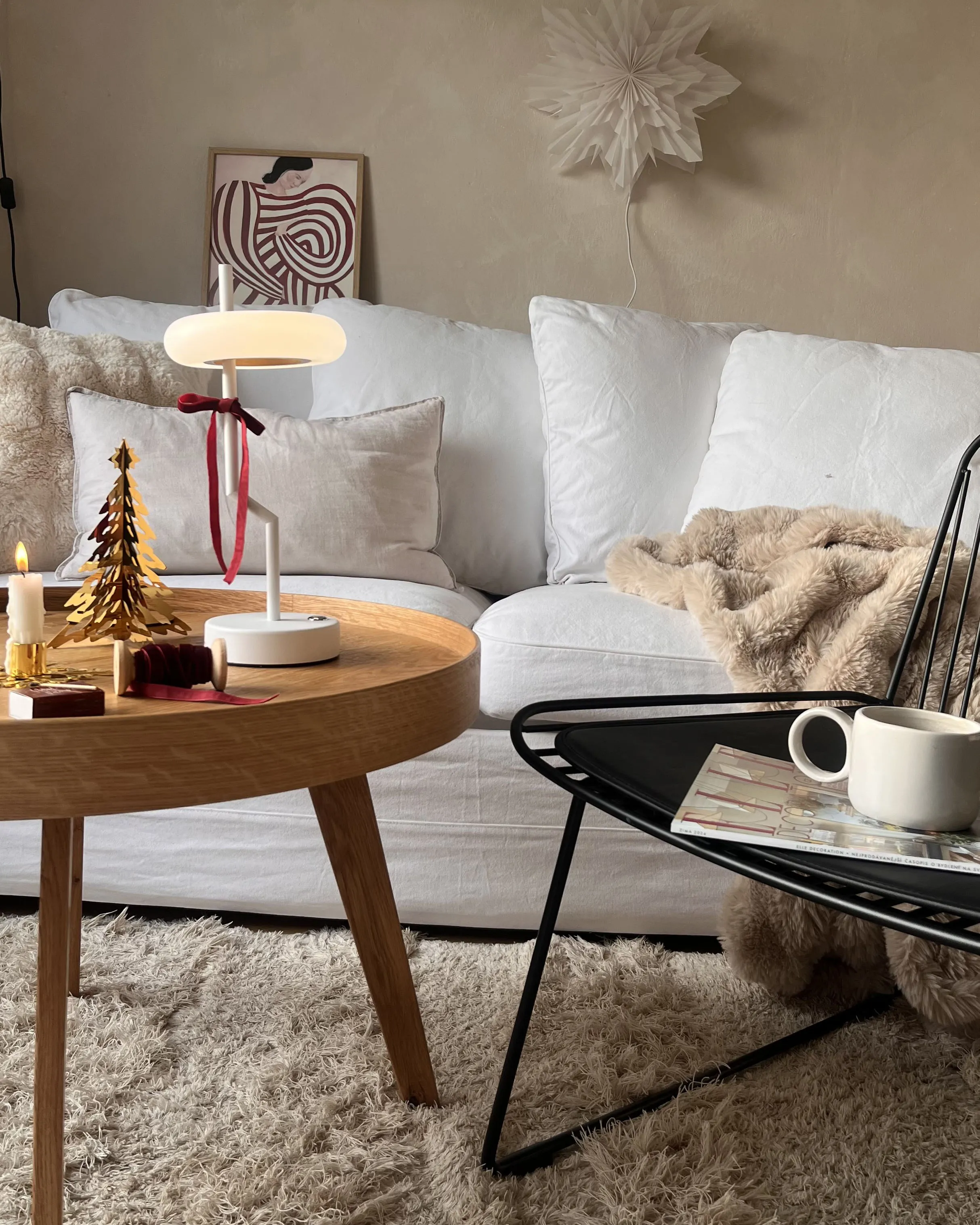 LED draadloze tafellamp ALVIELA met dimmer Metaal Wit
