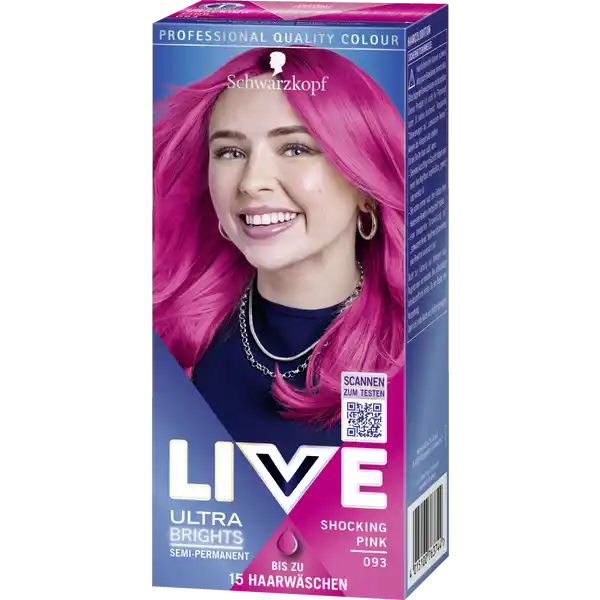 Ultra Brights Haarfarbe 093 Shocking Pink