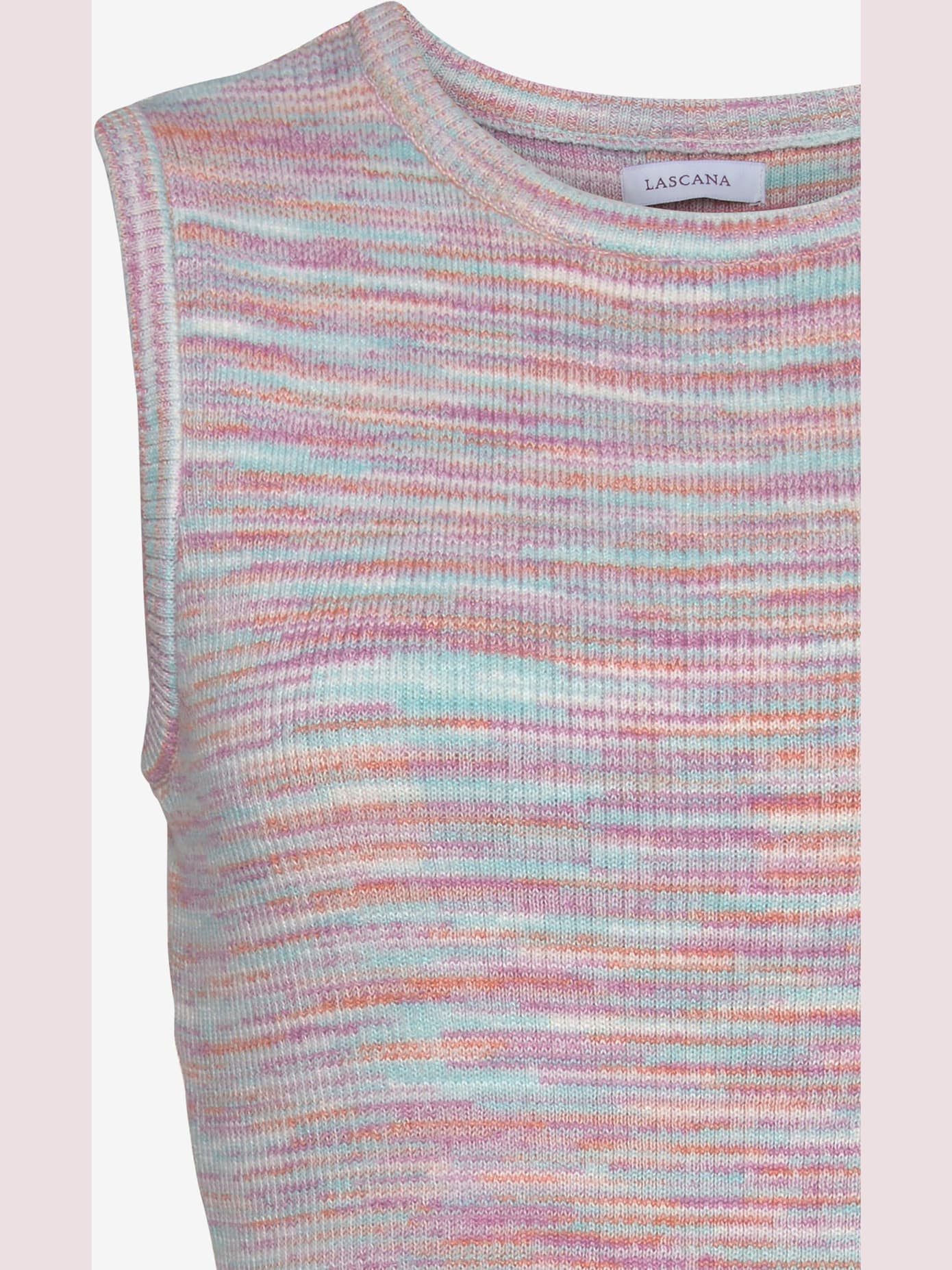 Débardeur en tricot encolure haute