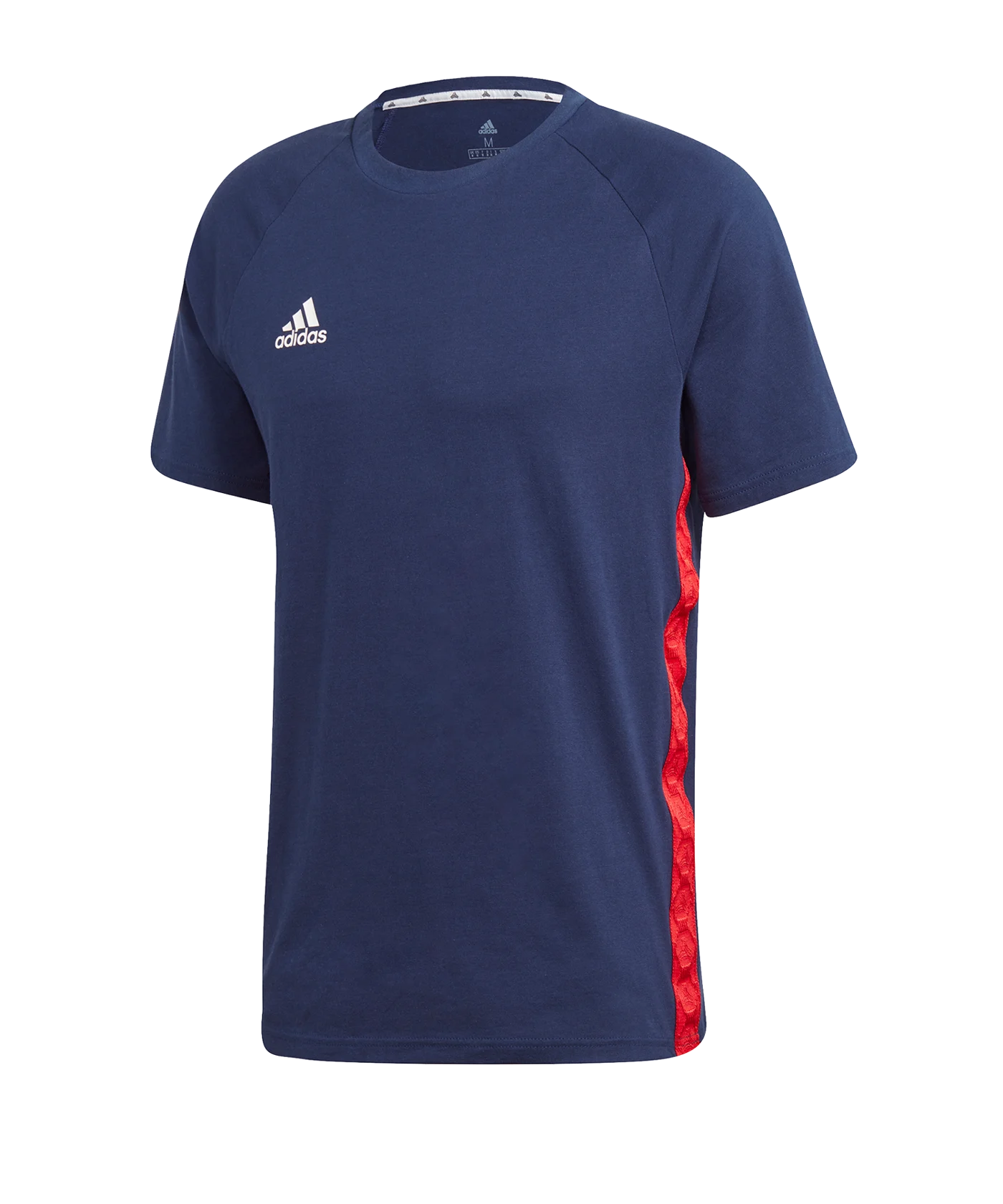 adidas Tan Tape T-Shirt Blau