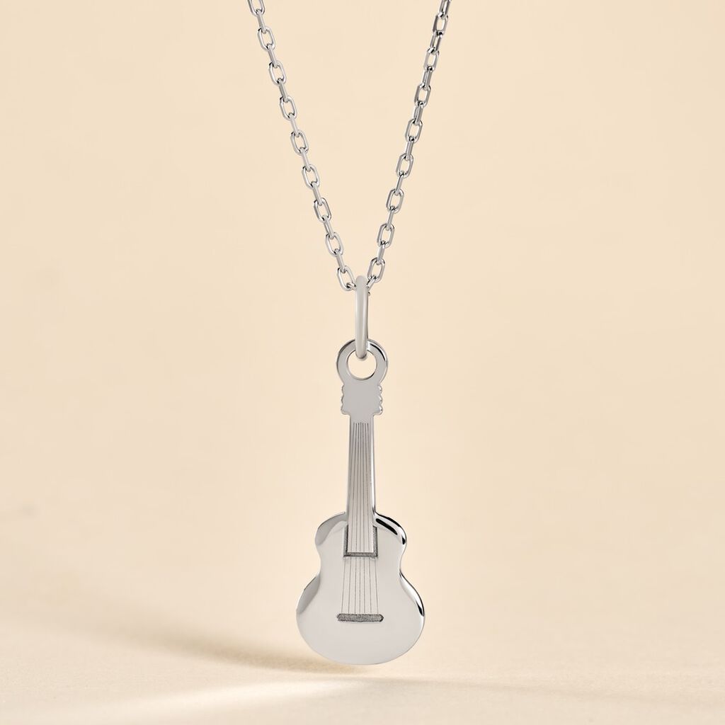 Pendentif Paoli Argent Blanc