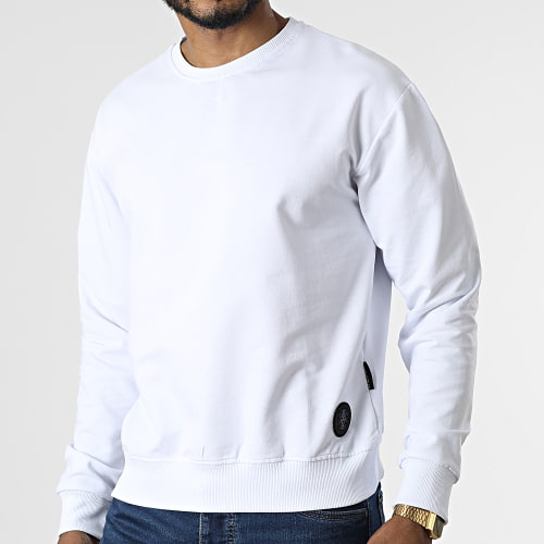 Sweat Crewneck Leo Blanc