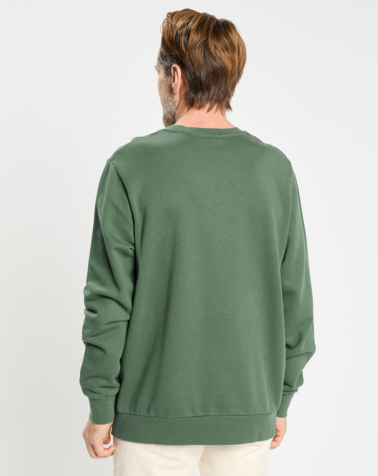 Hackett London Sweat col rond vert clair