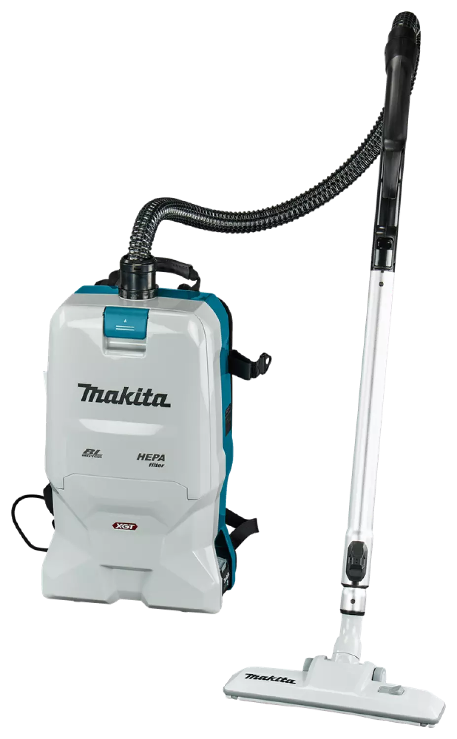 Makita VC011GM2NL1 XGT 40V Max Li-Ion Accu Rugstofzuiger Set (2x 4.0Ah) - 200mbar