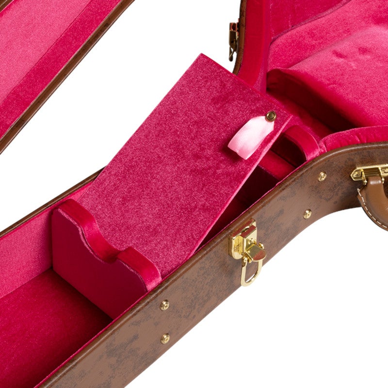 Gibson Lifton Historic Brown/Pink Hardshell Case ES-335 koffer voor Gibson ES