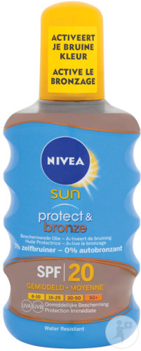 Nivea Sun Protect & Bronze Huile Protectrice IP20 Spray 200ml