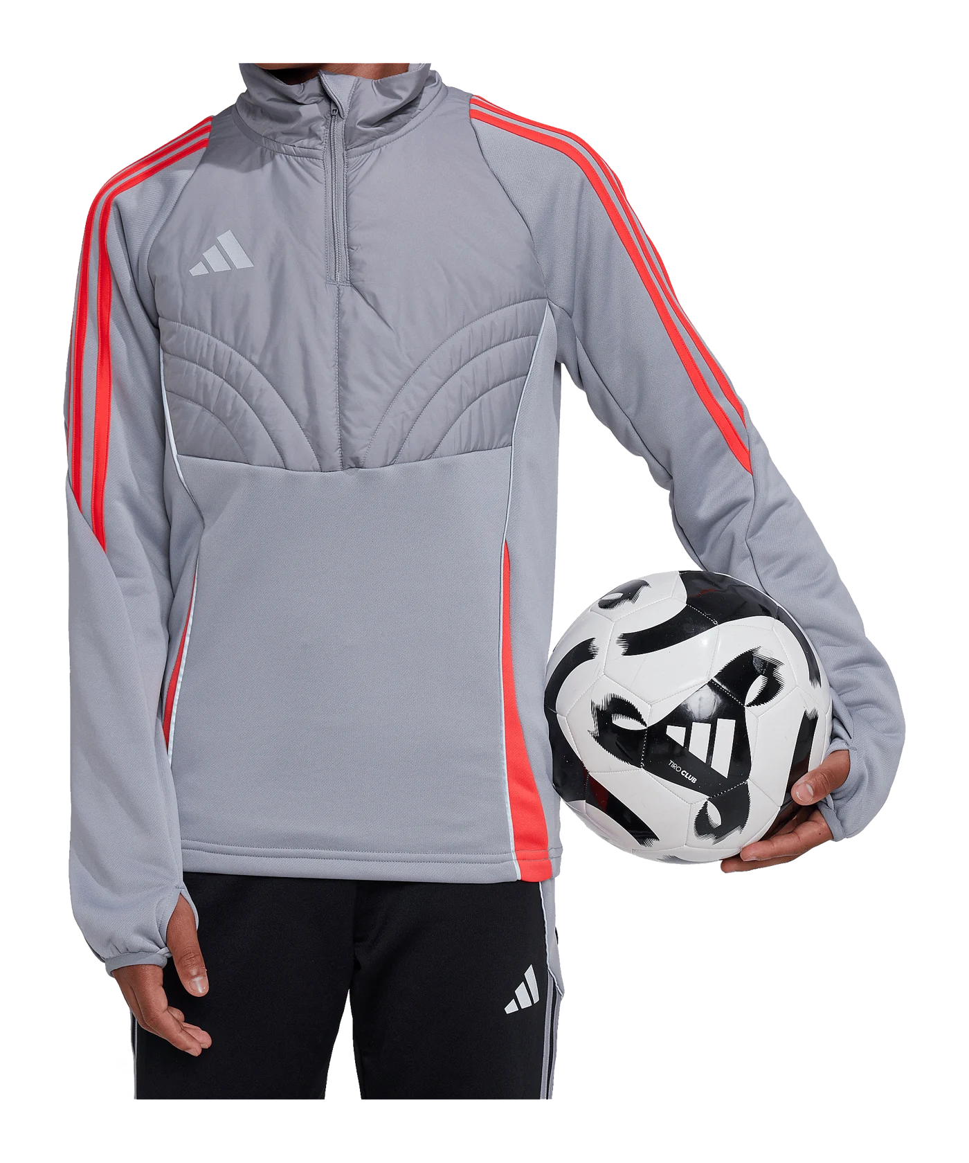adidas Tiro 24 Trainingsjacke Kids Grau