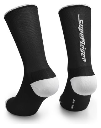 Chaussettes Unisexe Assos RS Superleger Noir/Blanc