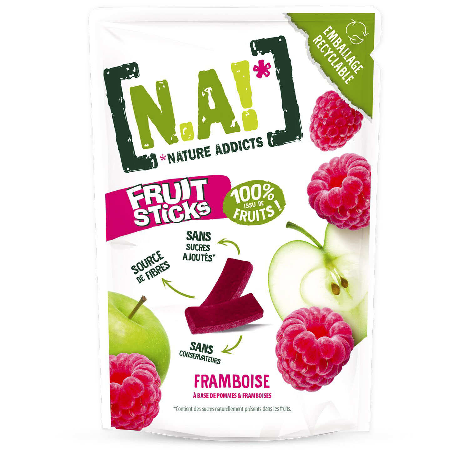 Fruit stick à la framboise