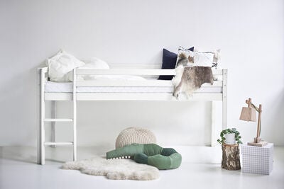 Hoppekids Halvhøy Loftseng 90x200, Hvit