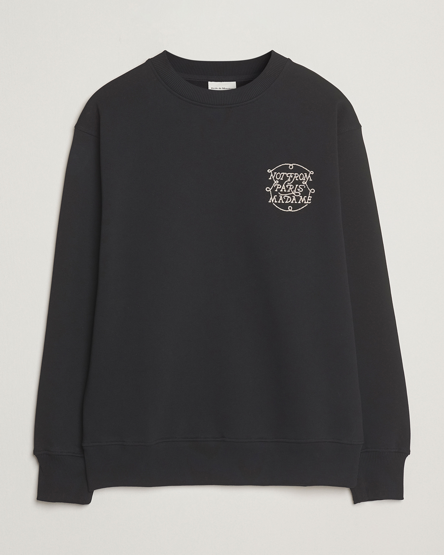 Drôle de Monsieur Slogan Tresses Sweatshirt Black