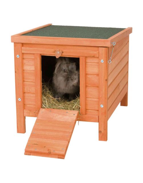 Trixie Natura Knaagdier\/Konijnenhuis - Kooi Accessoire - 42x43x51 cm Bruin