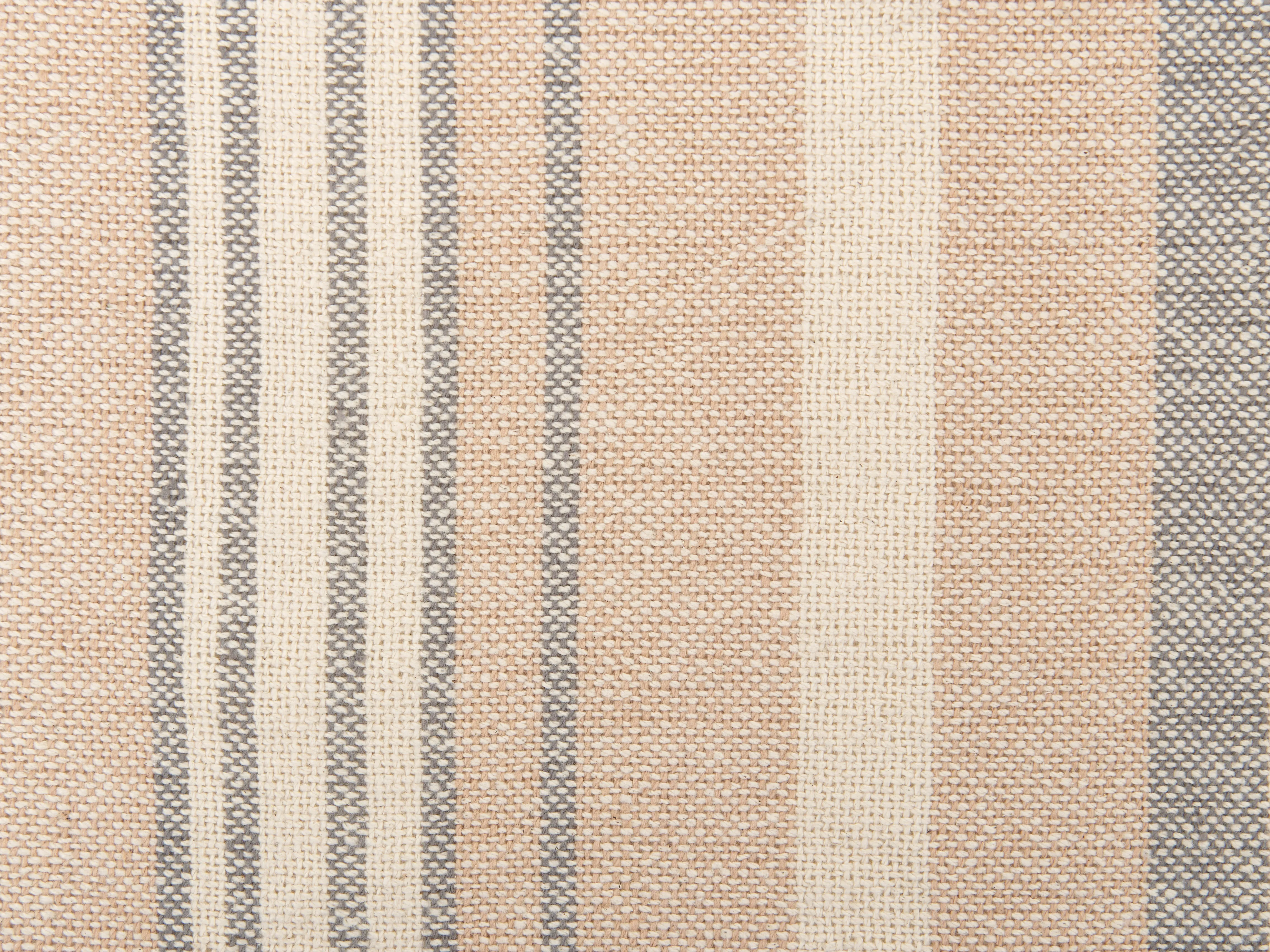 Plaid YARSELI Katoen 130 x 170 cm Beige