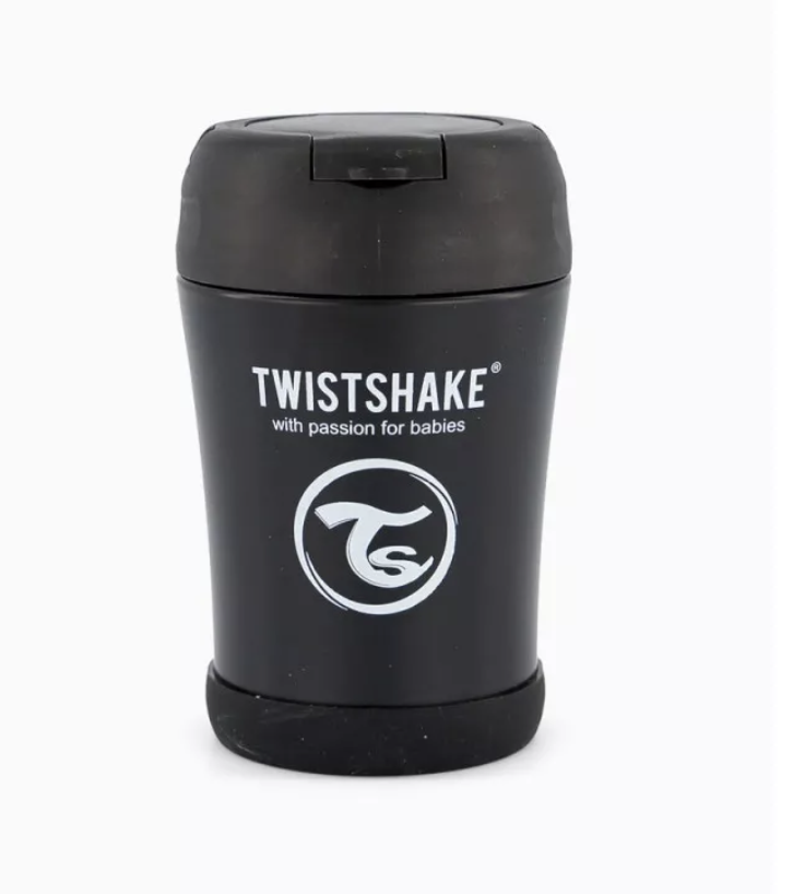 TWISTSHAKE THERMOS ALIMENTAIRE 350 ML  PASTEL BLACK