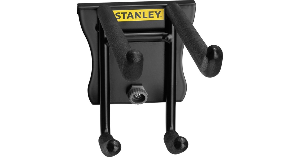 StanleyTrack Wall - Dubbele haak houder  (Zwart)