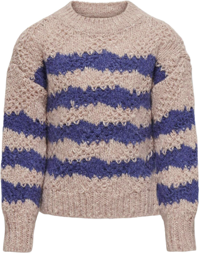 ONLY KOGACE LS HIGH NECK KNT Silver pink/clematis blue