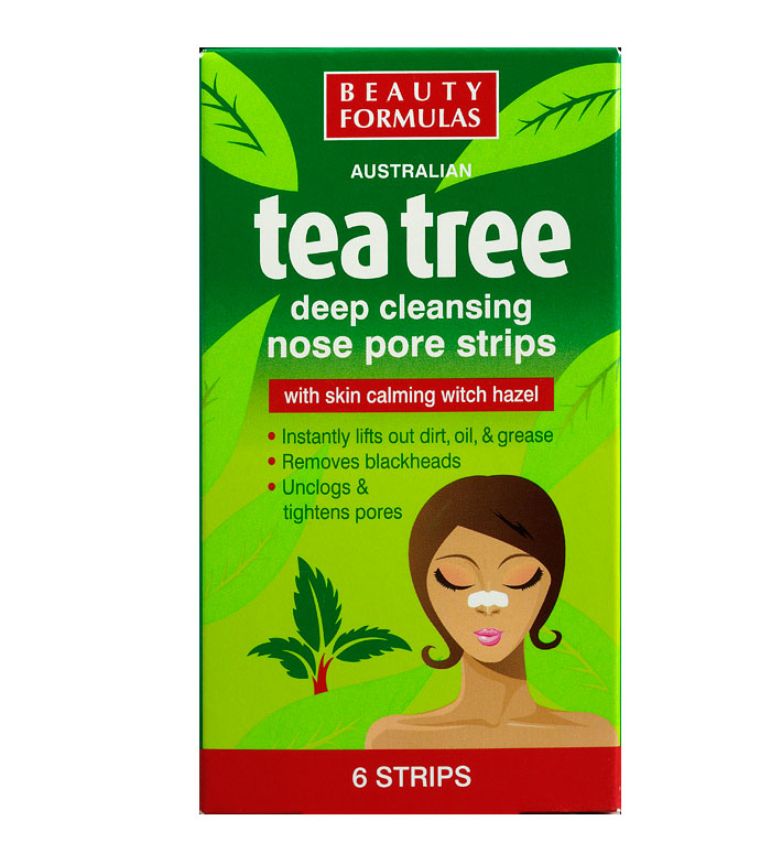 Beauty Formulas- Cleansing Nose Pore Strips Tea Tree