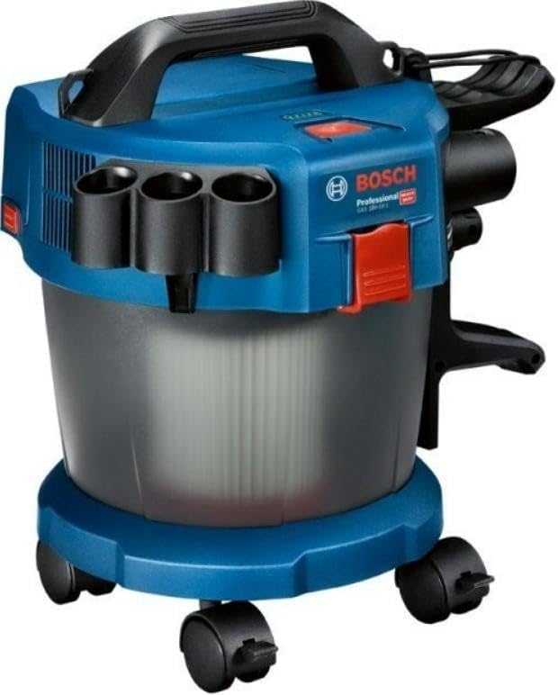 Bosch Professional 18V System Industriestaubsauger GAS 18V-10 L (inkl. 1,6 m Schlauch, 3 Verlängerungsrohre, ohne Akku/Ladegerät)