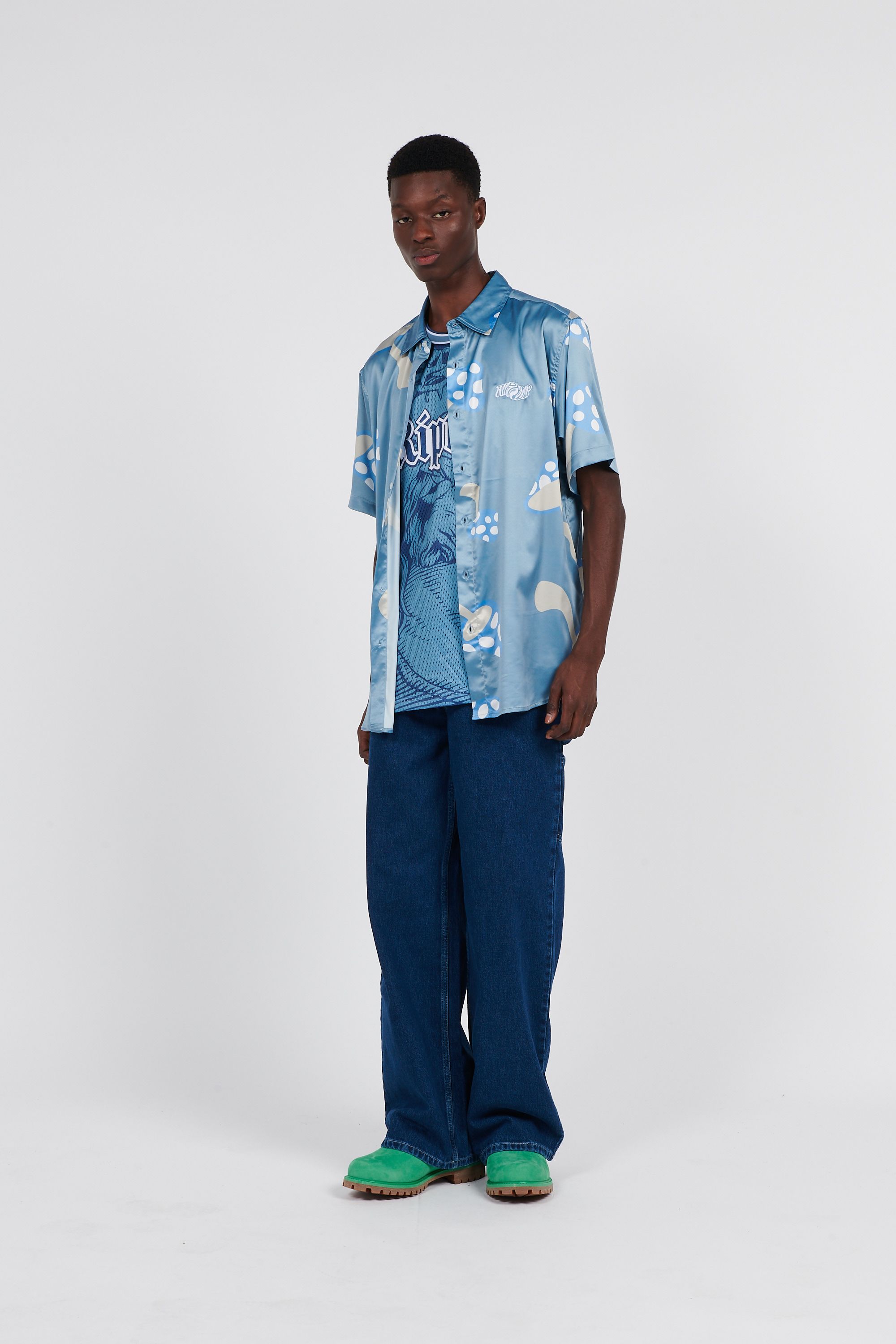 RIPNDIP Chemise Euphoria Button Up Gris