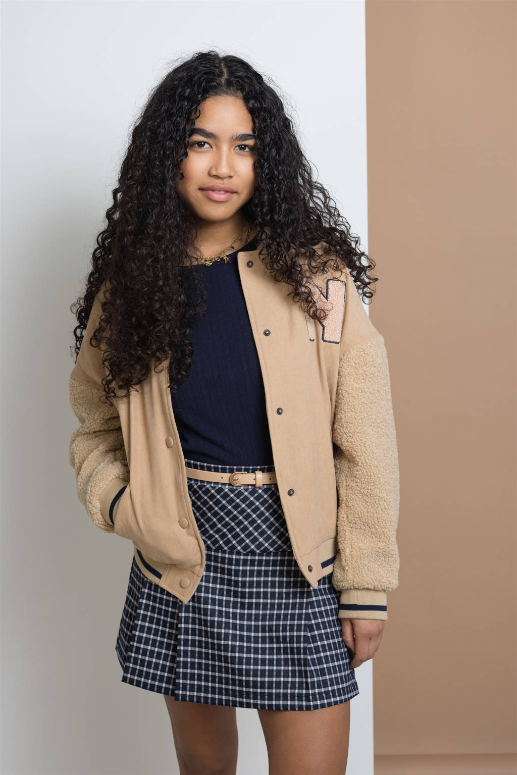NoBell’ korte rok donkerblauw