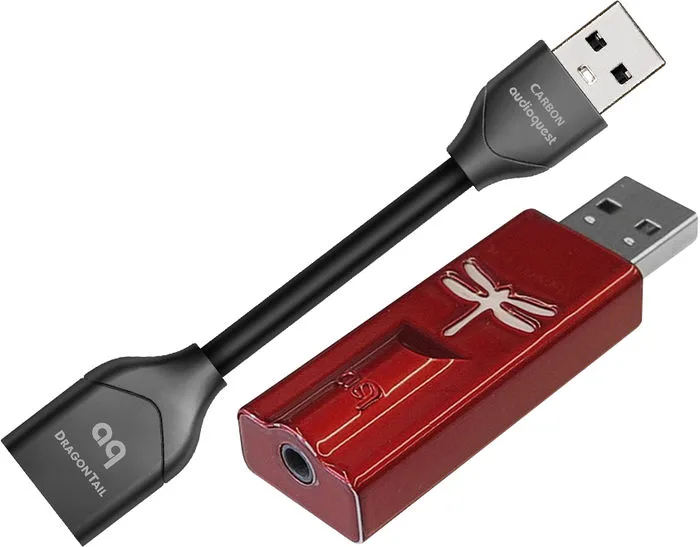 Audioquest DragonFly Red   DragonTail DAC Audio USB