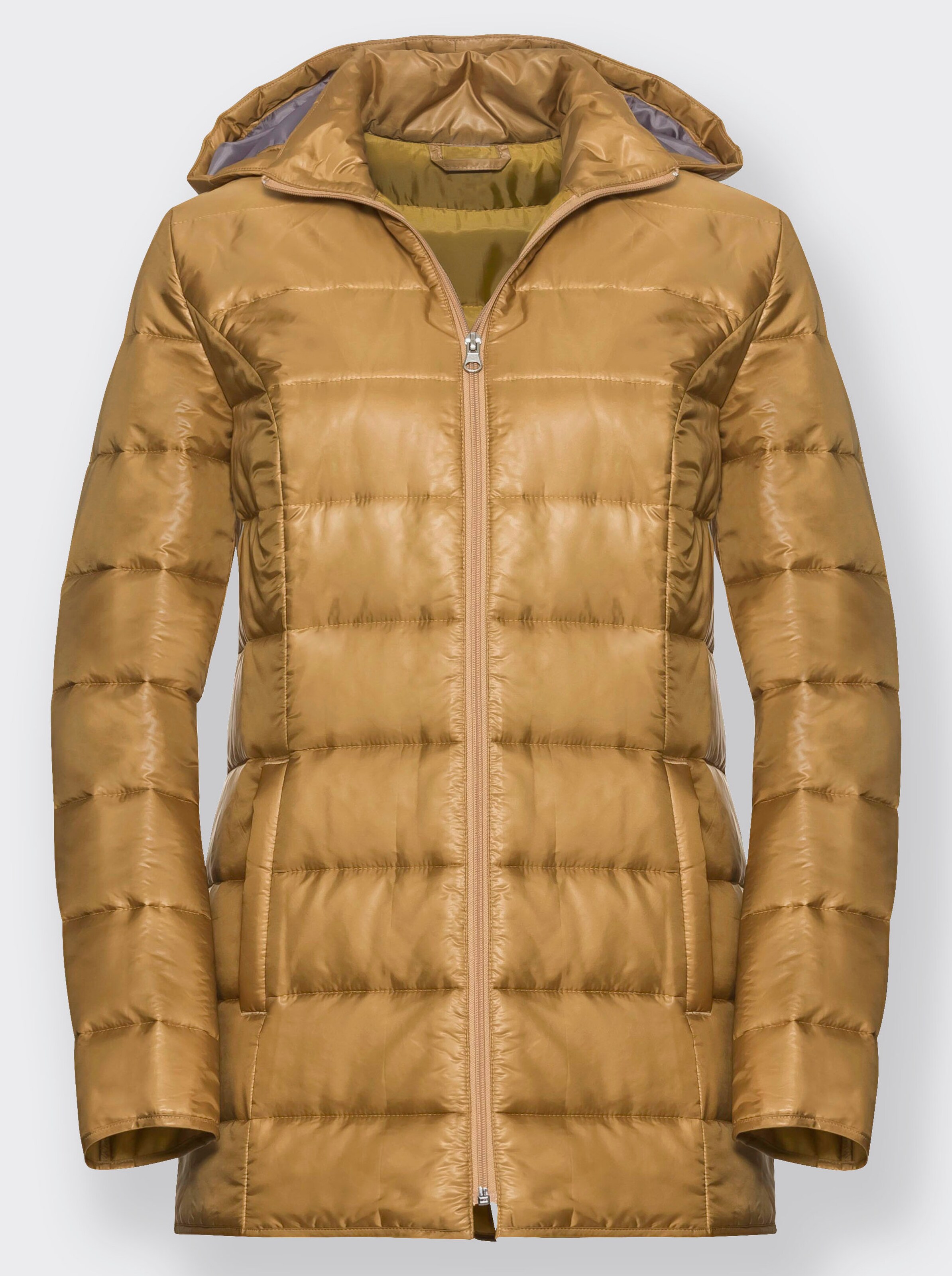 Steppjacke mit Kapuze, wärmend