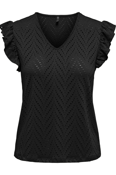 Only zwarte dames top