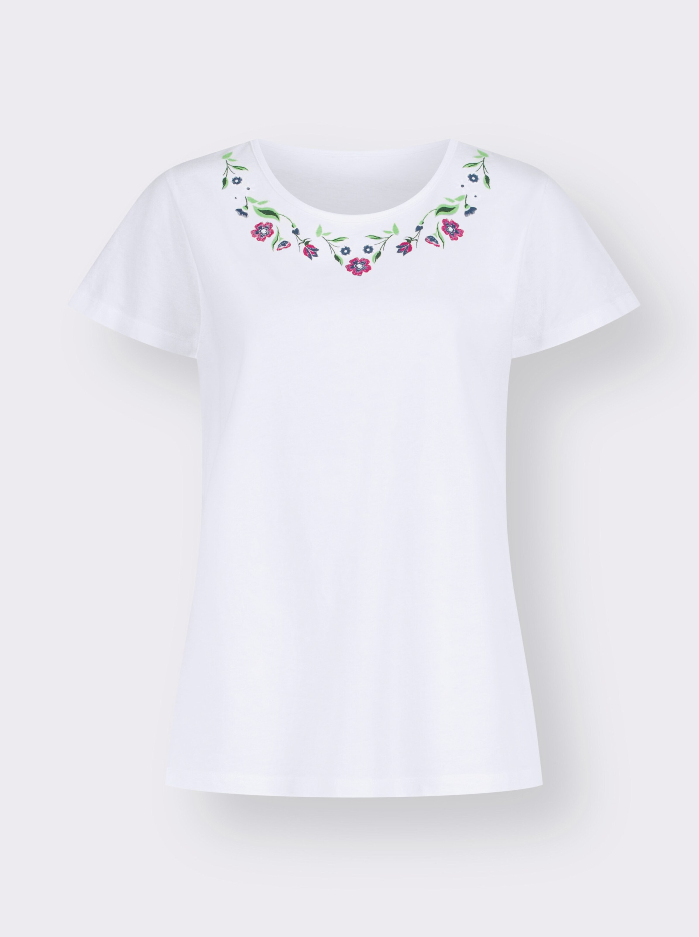 Kurzarmshirt mit Blütendruck