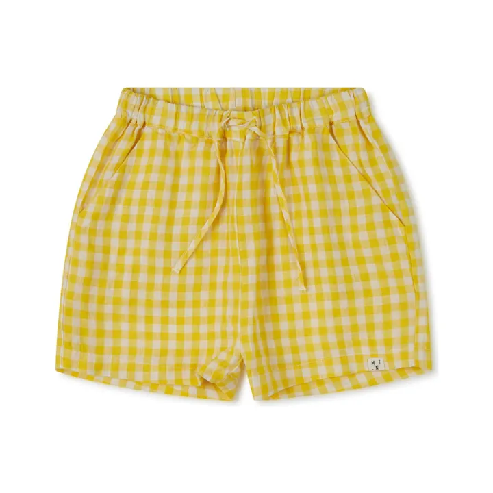 Matona Short Vichy Lin | Jaune