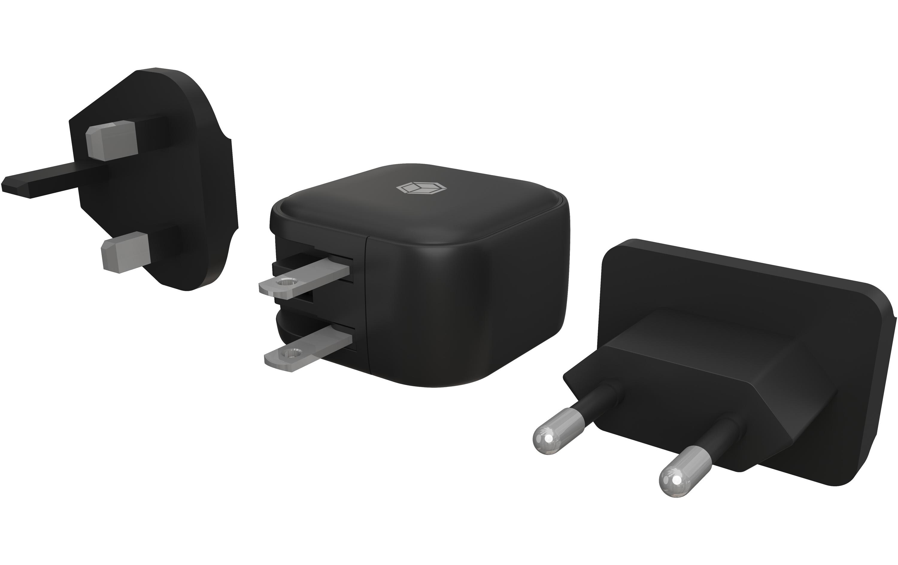 USB-Wandladegerät IB-PS106-PDLadegerät mit 2 Anschlüssen und USB Power Delivery