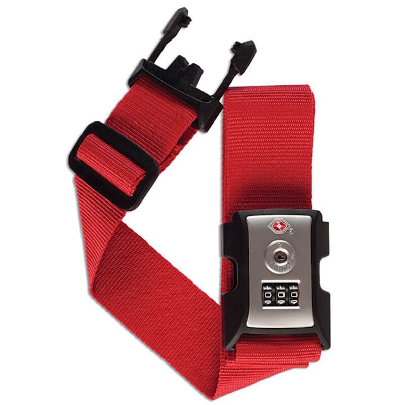Worldpack Kofferriem Met TSA-slot Red
