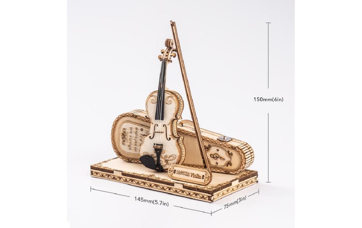 Bausatz ViolineVioline 3D Puzzle aus Holz