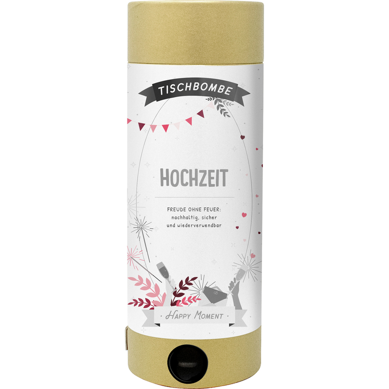 Artoz Tischbombe Hochzeit, wiederverwendbar