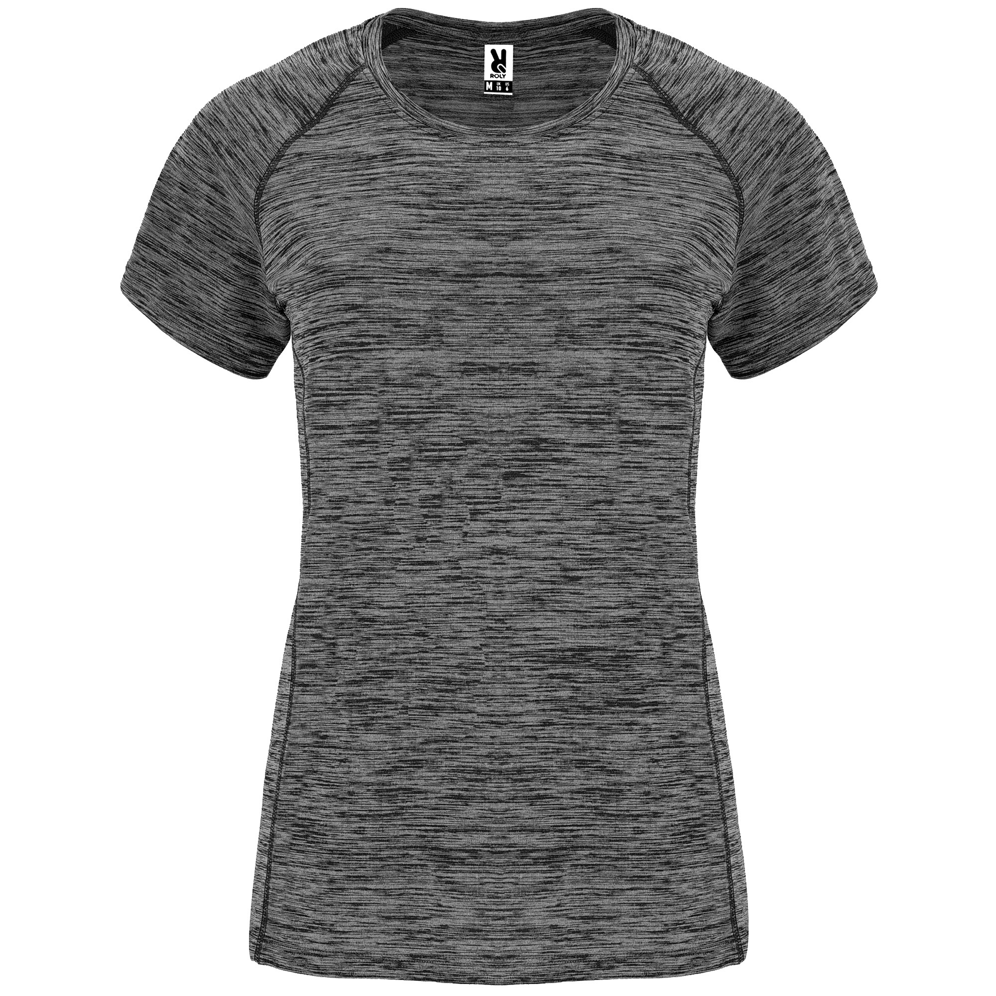 Roly CA6649 - AUSTIN WOMAN T-shirt technique femme en tissu polyester avec manches courte style raglan