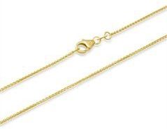 8 karaat gouden ketting: vlechtketting goud 45cm