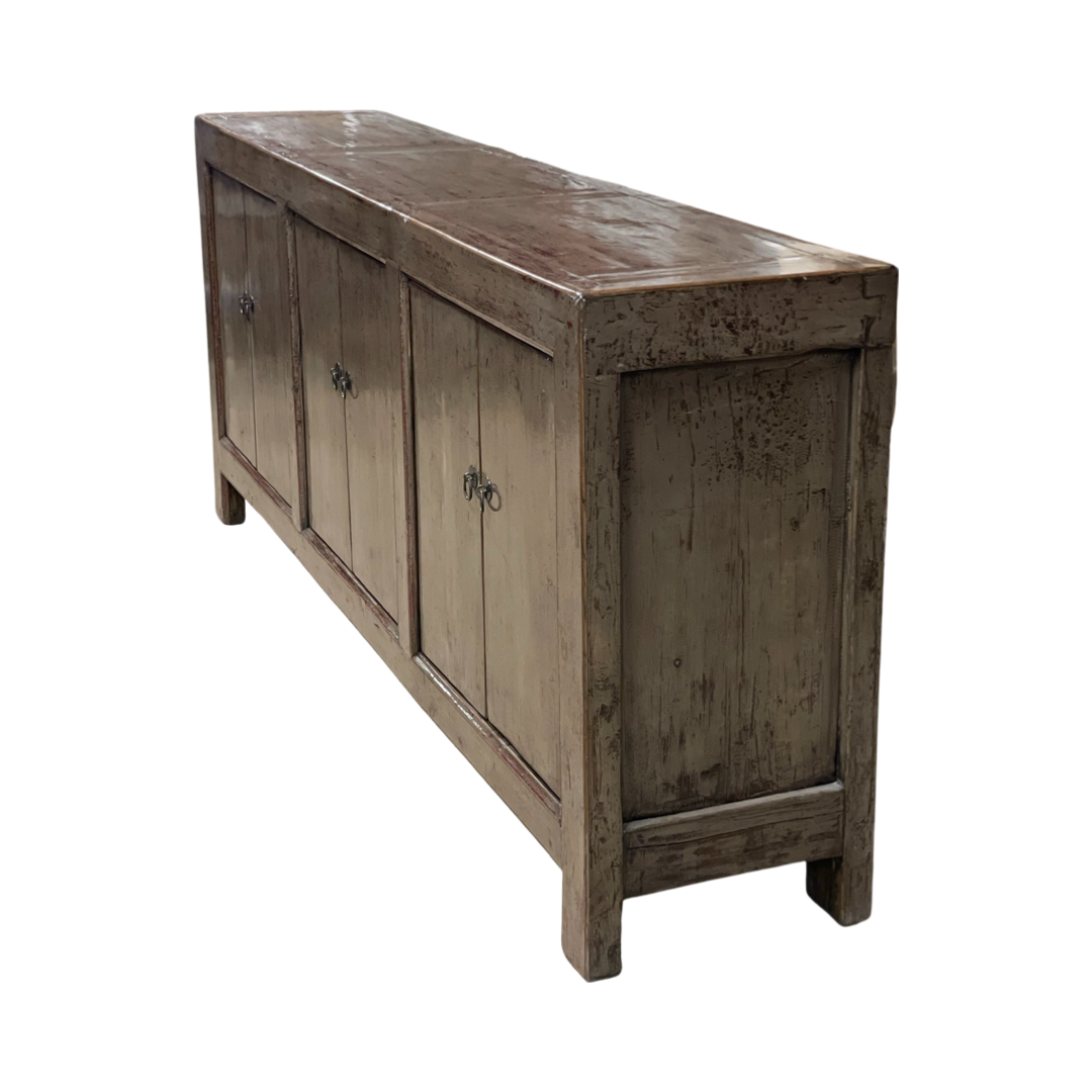Dressoir 6 deurs groen lak/finish Dressoir 6dr groen lak/finish 233x45x95