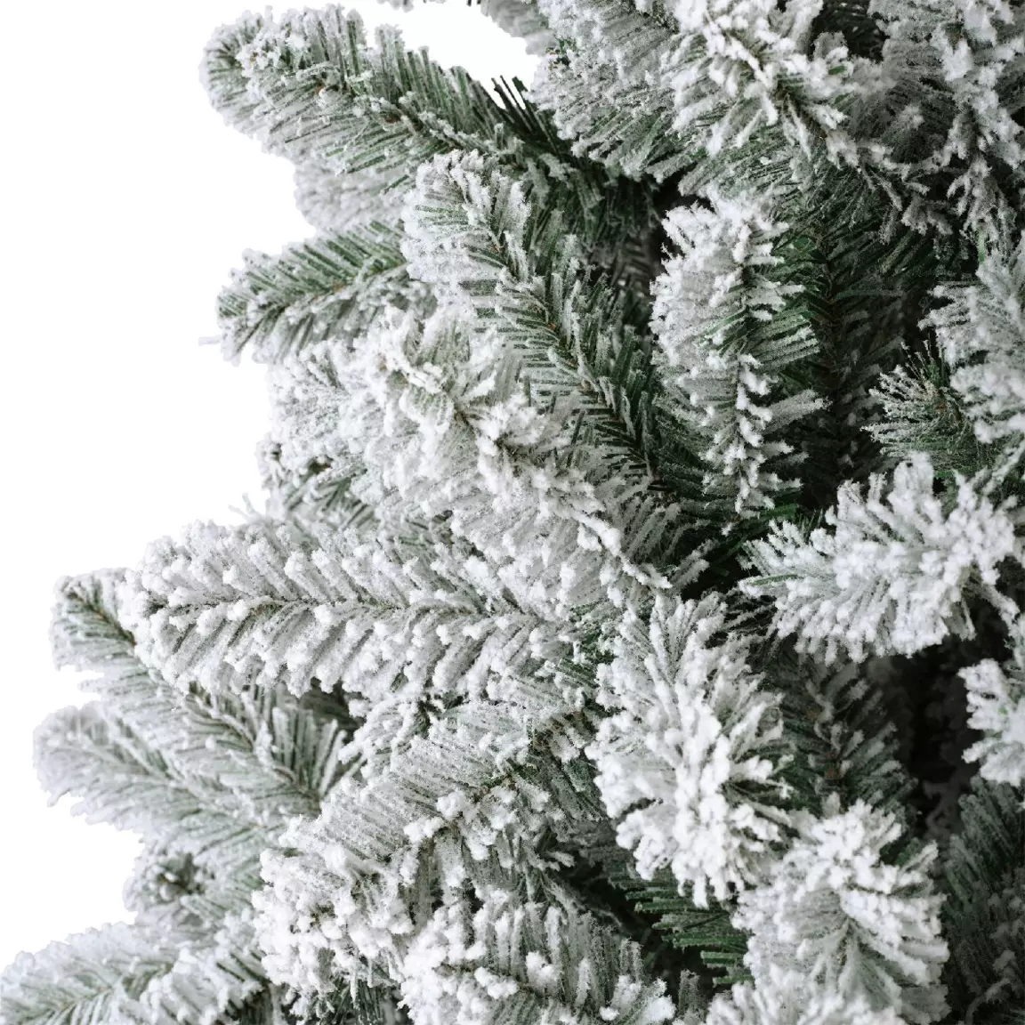 Sapin artificiel de Noël King H150 cm Vert enneigé