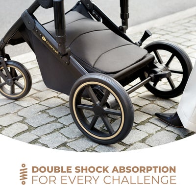 Kinderkraft Prime 2 2-in-1 Duovogn, Sandrose Beige