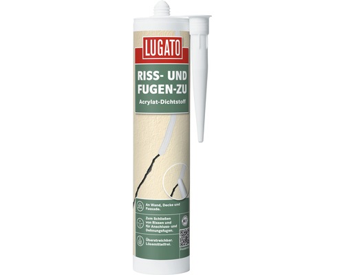 Lugato Acrylkit voor scheuren en voegen, bruin, 310 ml