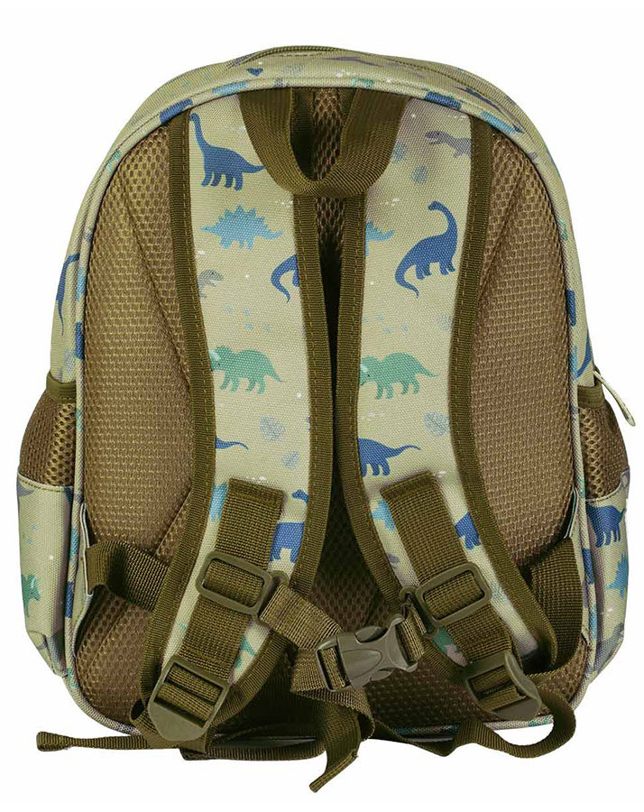 Kinderrucksack DINOSAURS (27x32x19) isoliert in hellgrün
