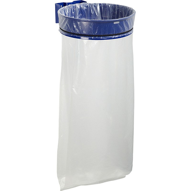 Support de sacs poubelles mural 110 L Ecollecto  Rossignol bleu