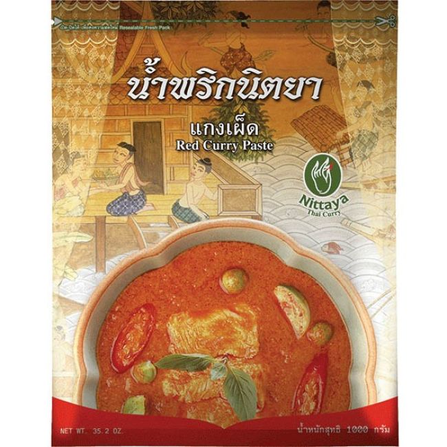 Nittaya Rode Currypasta 1kg