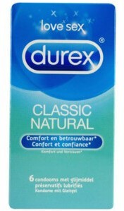 Durex Condooms Classic Natural 6 Stuks