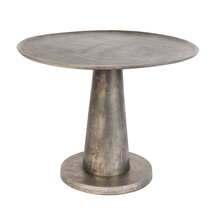 Dutchbone Brute bijzettafel nikkel